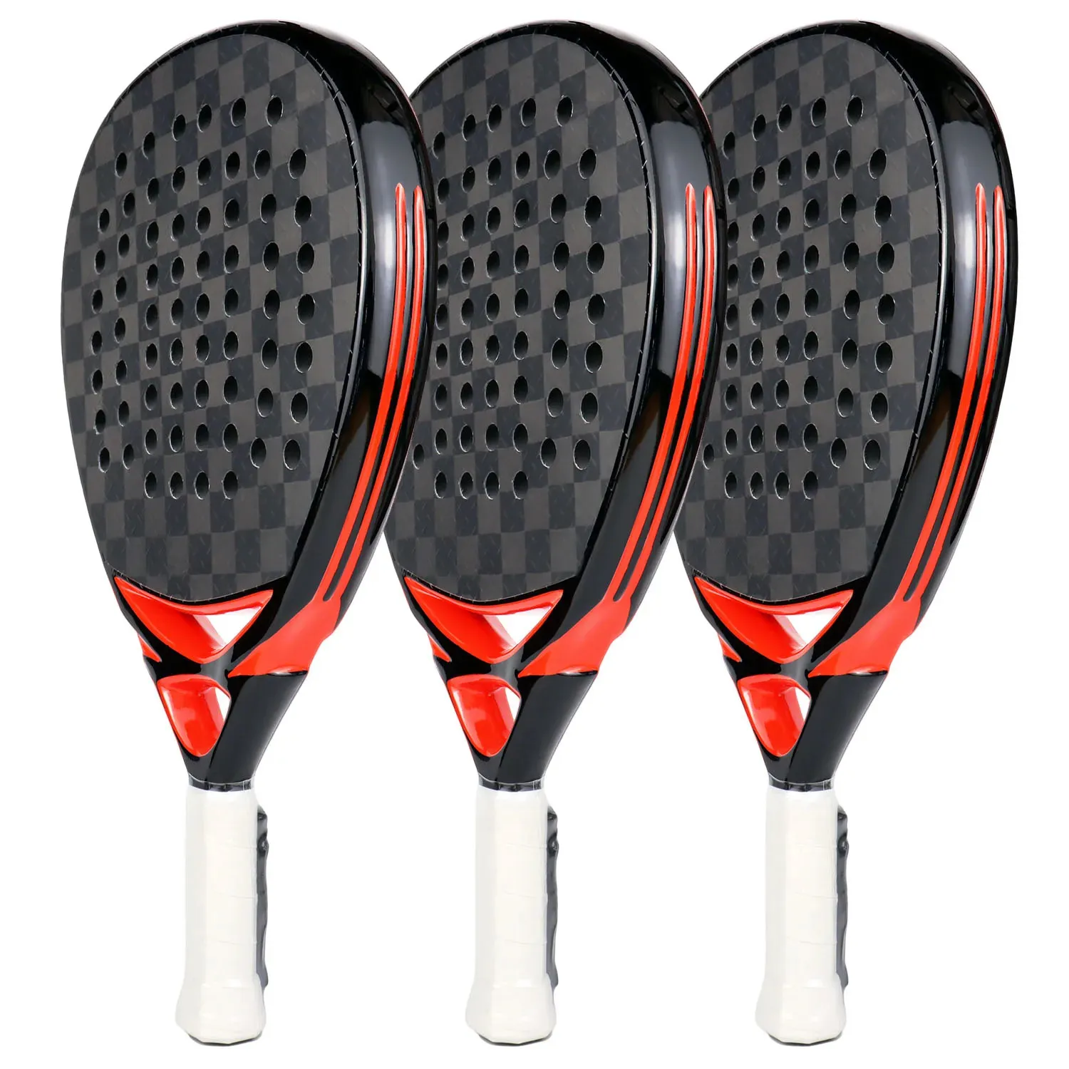 Tennis Rackets AMASPORT Tennis Padle Racket 18K Carbon Paddle Racket 3D Rough Surface High Quality EVA Soft 38mm Raqueta Padel 231025