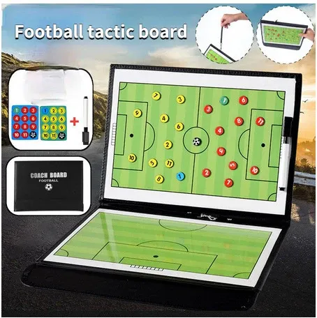 Toplar katlanabilir manyetik taktik tahtası futbolcketball oyunu futbol antrenmanı taktikleri pano futbolu ing taktik 231024