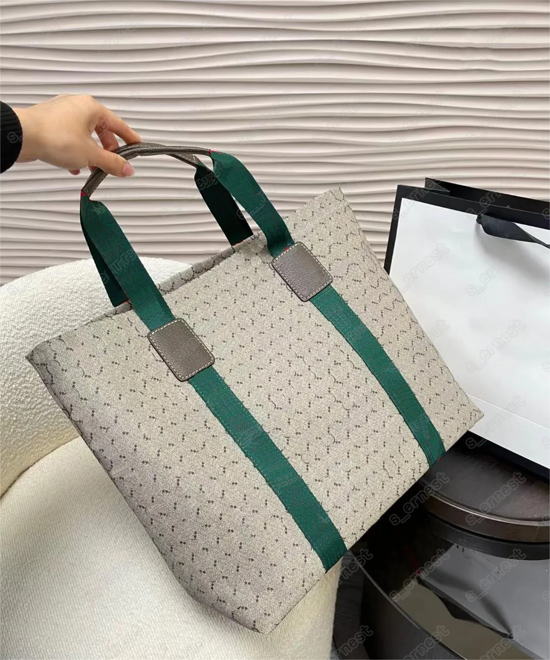 High capacity ophidia Shopping tote Bag Women's mens crossbody leather Shoulder Luxury Designer handbag work package Bags