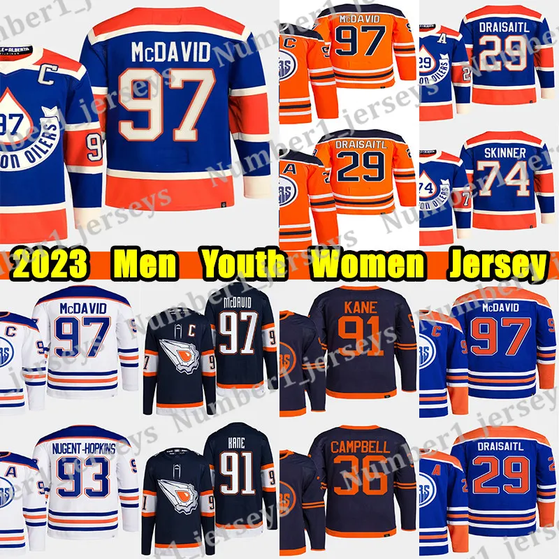 97 Connor McDavid Heritage Classic Hockey Jersey 29 Leon Draisaitl