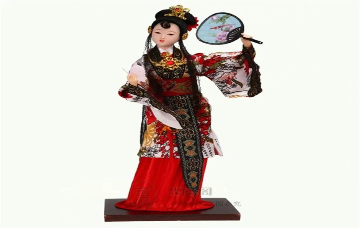 Autentyczny beijing tang fang jedwabna lalka lalka rękodzieła pamiątki ozdoby biznesowe 30474781264