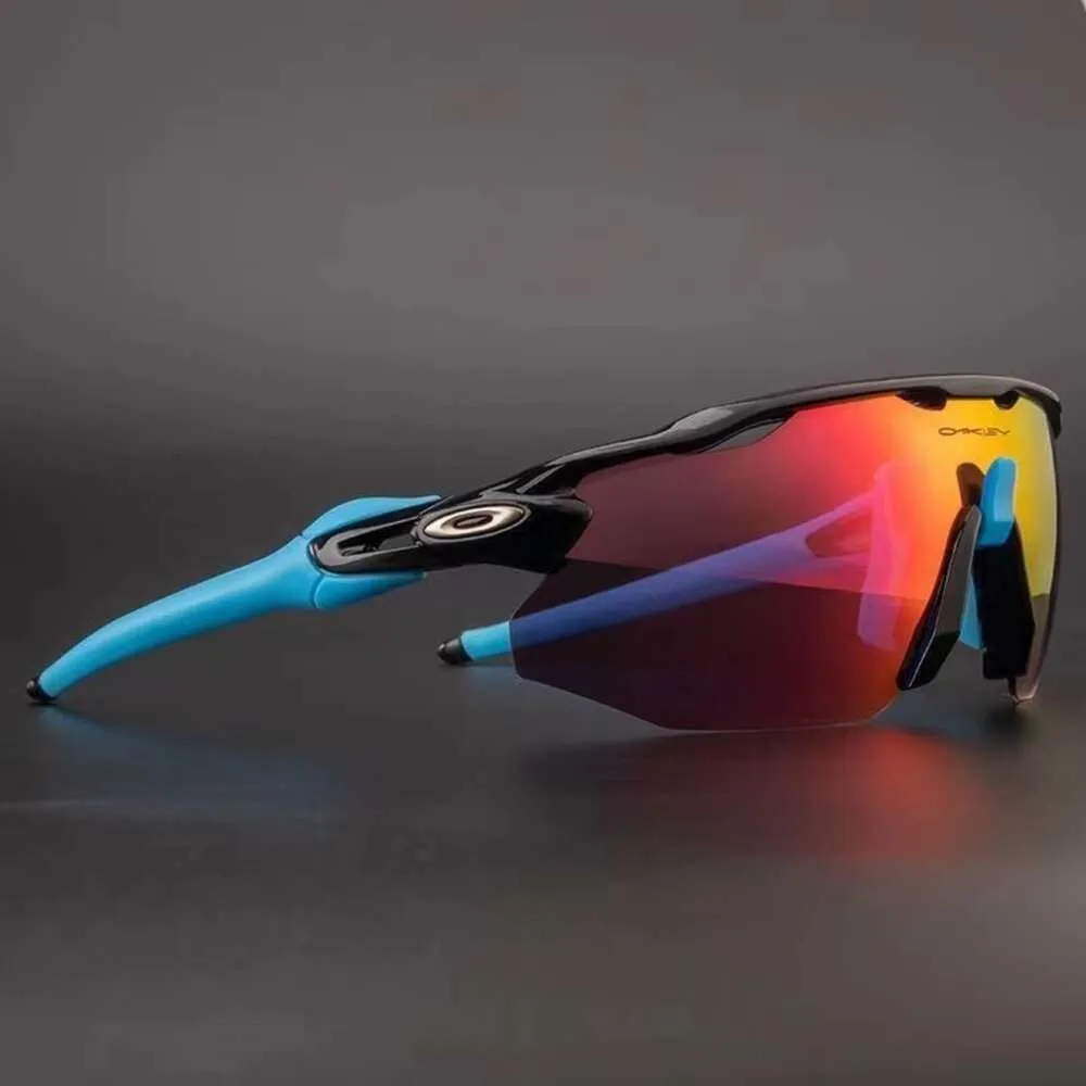 9442 Lunettes de soleil Sports de plein air Lunettes de soleil de cyclisme UV400 Verres polarisés Lunettes de cyclisme Lunettes de vélo VTT Hommes Femmes EV Lunettes de soleil d'équitation Ensemble de cinq pièces avec boîte 9DMO