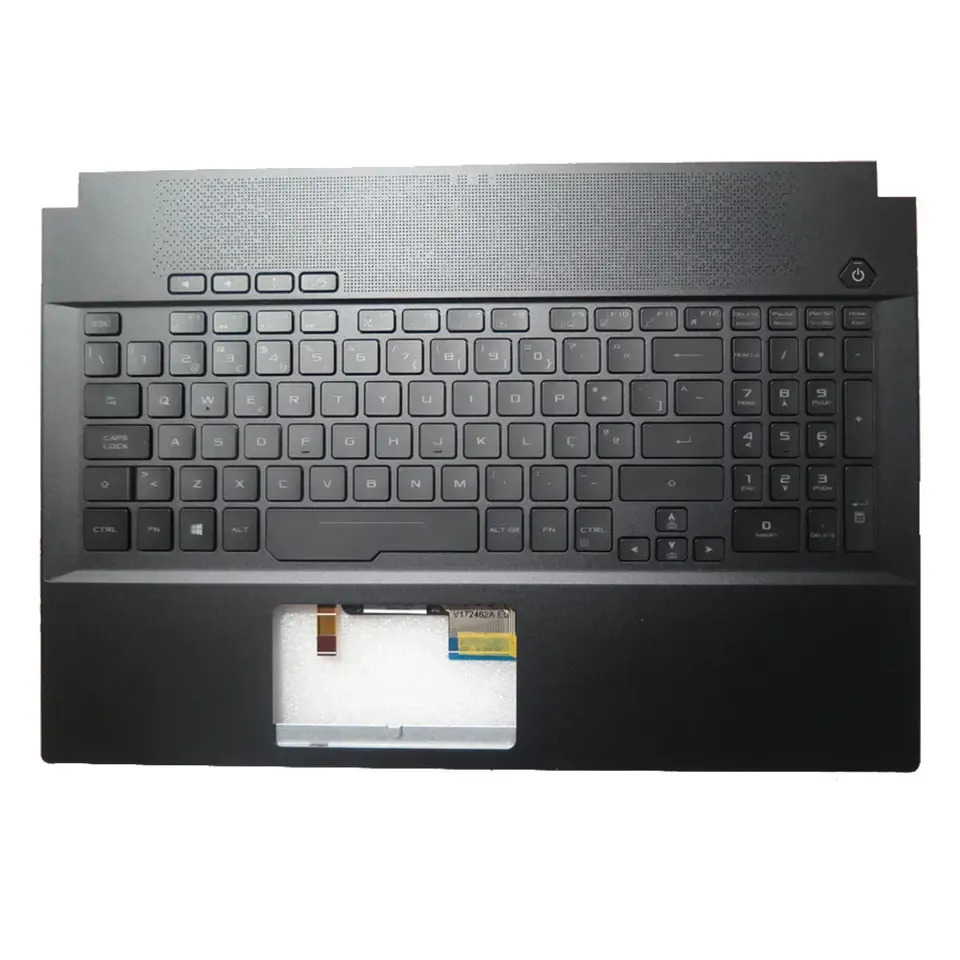 Laptop PalmrestKeyboard Voor ASUS GM501GM-2A Nieuwe Zwart Met RGB Backlit Zonder Touchpad PO Portugees 90NR00F2-R31PO0 V184661