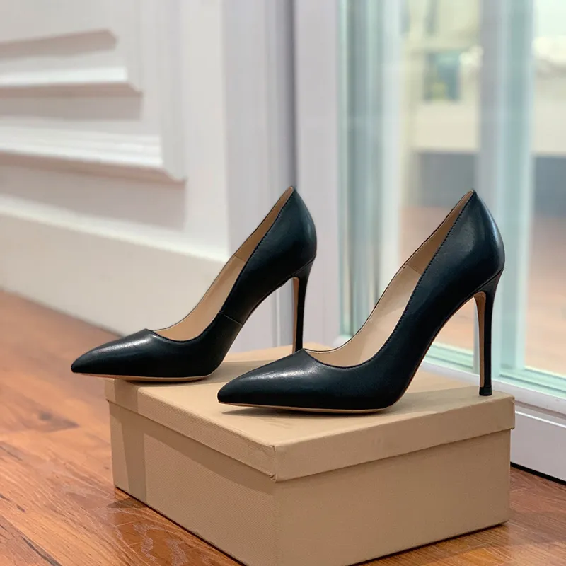 Gianvito rossi sandallar10.5cm stiletto topuklu topuklu elbise ayakkabı topukları yaz lüks tasarımcı sandaletler ayak kayışı topuklu arka fermuarlı ayakkabı kutu