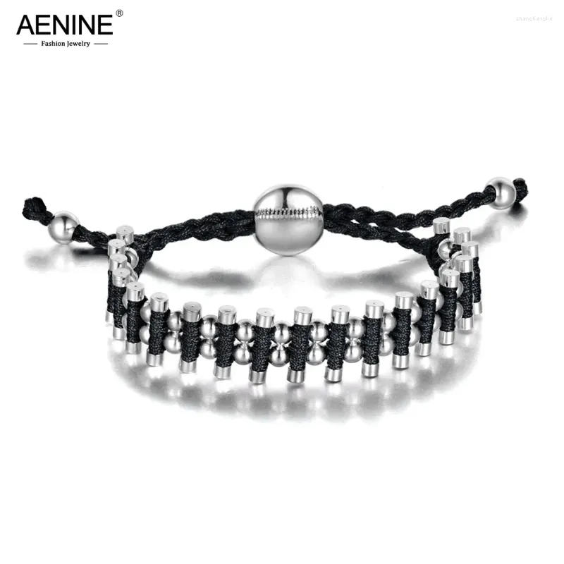 Link Bracelets Fashion Hand-knitted Wrap Bracelet Bangle Jewelry Diy Rope Woven Chain & Adjustable For Women Girls LI-05