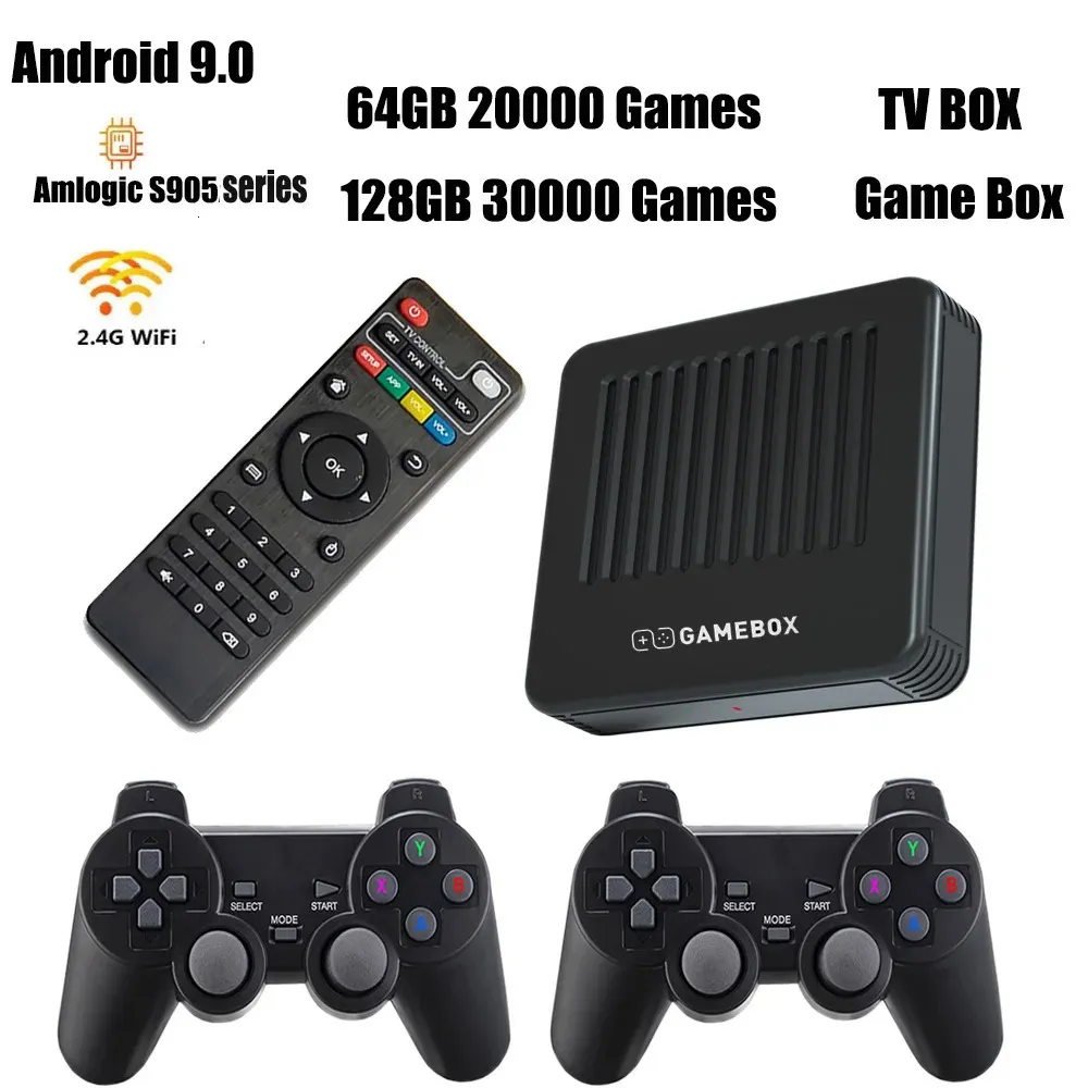 Contrôleurs de jeu Joysticks G11 Pro Game Box Console de jeu vidéo pour Console rétro PSP G11 30000 jeux sortie 4K HD pour Android TV Box contrôleur sans fil 231024