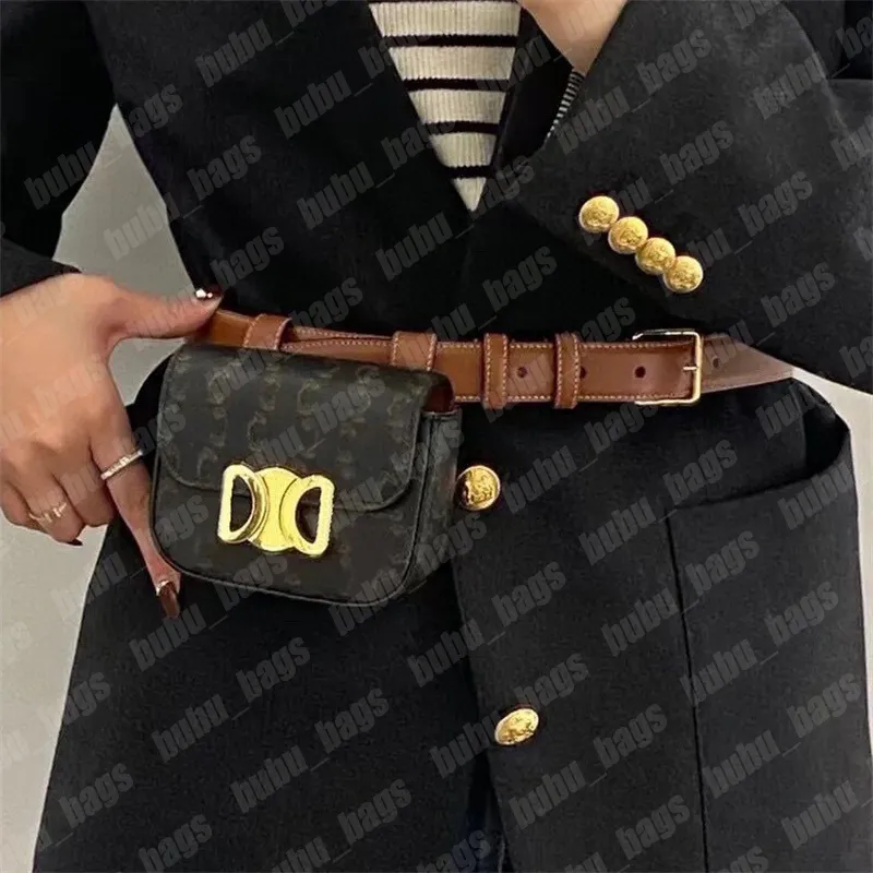 Moda kemer bel çantası kadın erkekler için tasarımcı deri fany paketleri bumbag altın toka mini serseri çanta lüks bayan kemerler