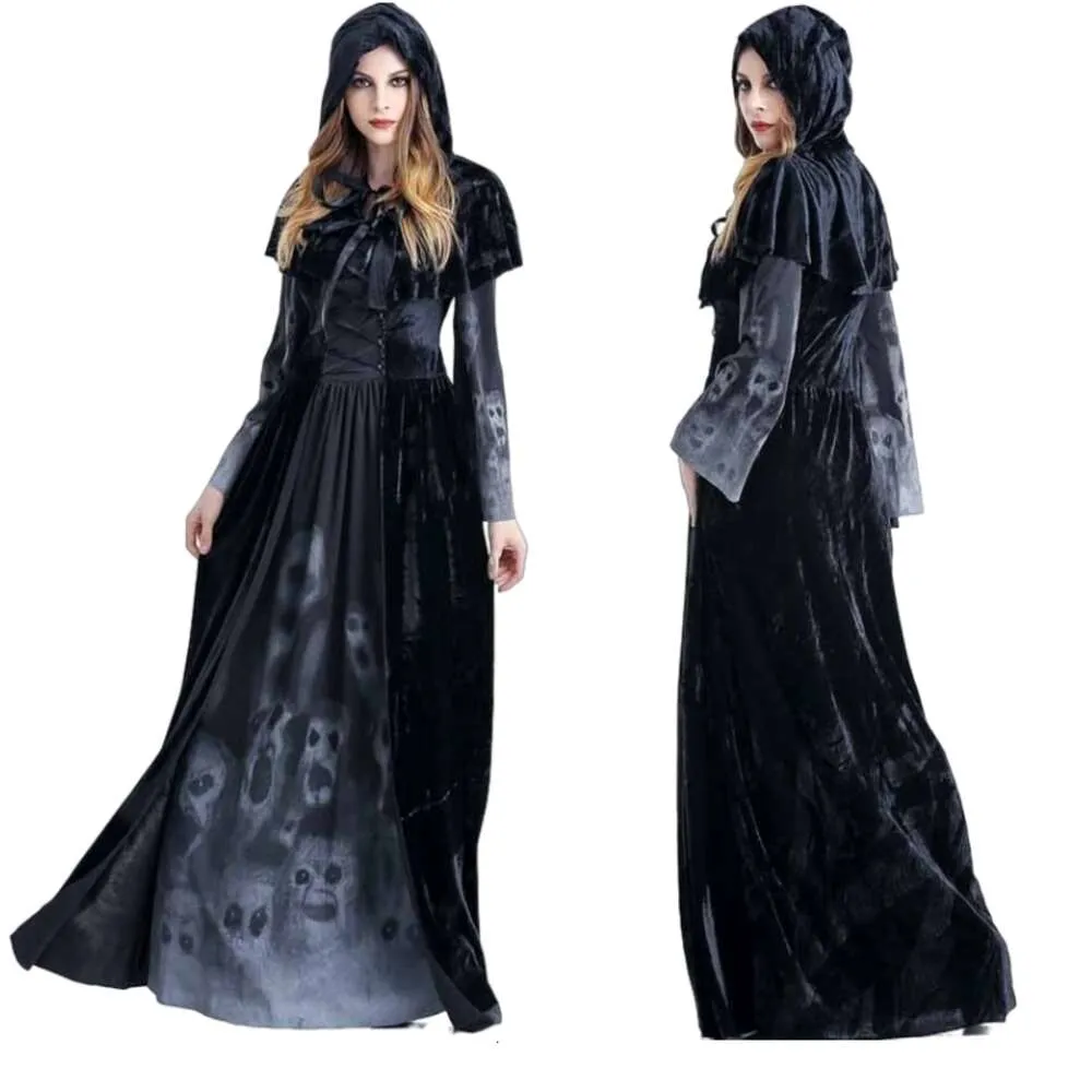 Julkläder Cosplay Costume Halloween Black Devil Costume Witch Vampire Cross Dress Uniform Party