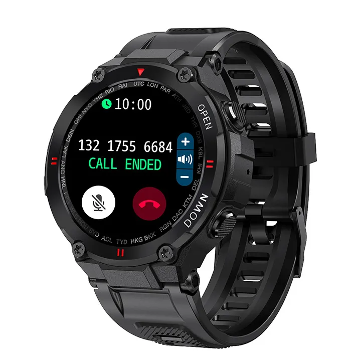 K22 Smart Watch IP67 Waterproof BT 5.0 Call Tętno ciśnienie krwi na zewnątrz Sport Smartwatch dla mężczyzn