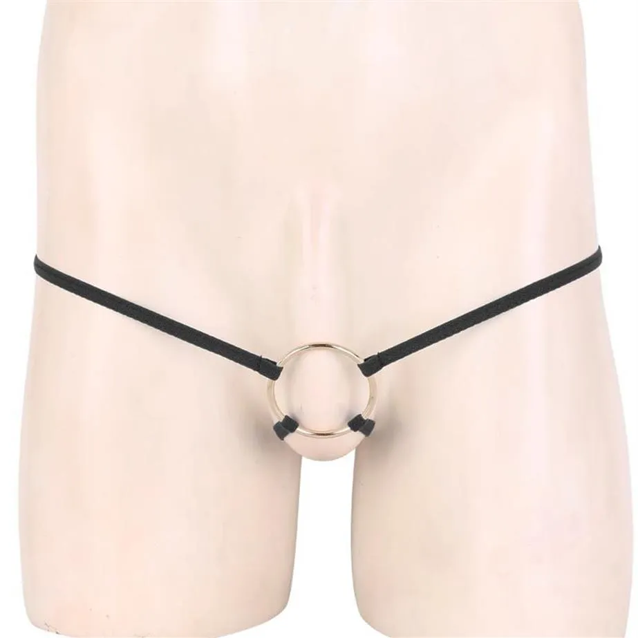 Mens G Strings Men Underwear Metal Penis Cock Ring T Back Open BuCrothless  Sexy Erotic Lingerie Sissy Gay Bondage Restraints301E From 32,07 €