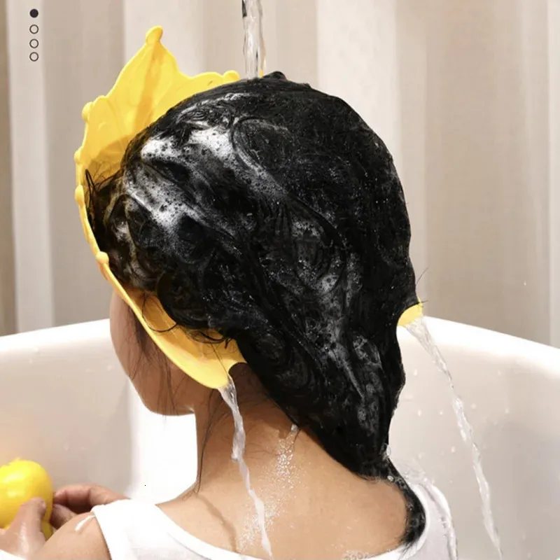 Bonnets de douche Bonnet de douche pour bébé imperméable et réglable avec protection des oreilles - La solution ultime pour un bain sans tracas 231024