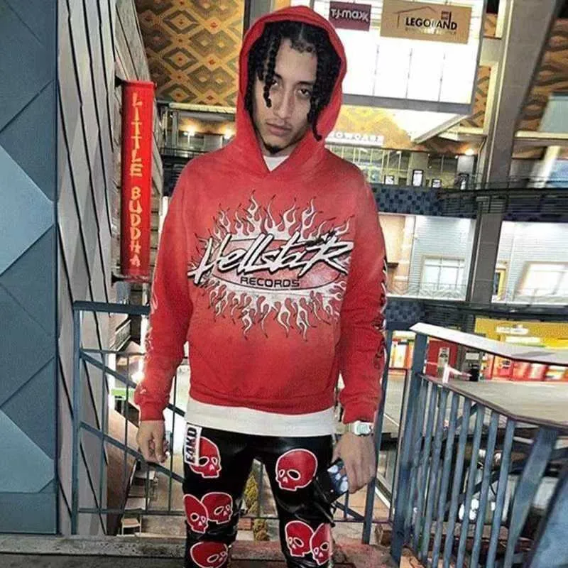 DHgate.com:Hellstar Hoodie Mens and Womens Designer Hell Star 