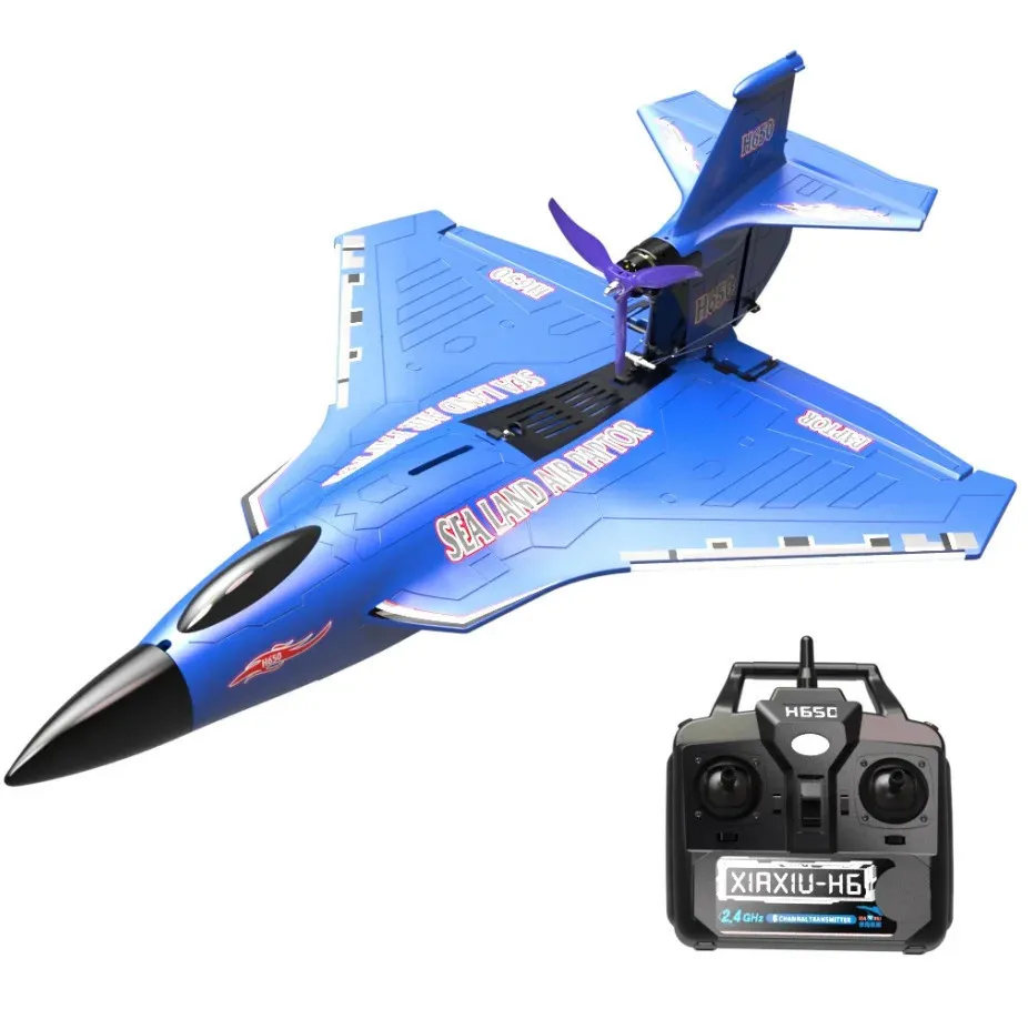 Aircraft Modle H650 Water Land And Air Remote Control Airplane Sixchannel Brushless Fixedwing Foam Aviation Model Waterproof Airplane 231026