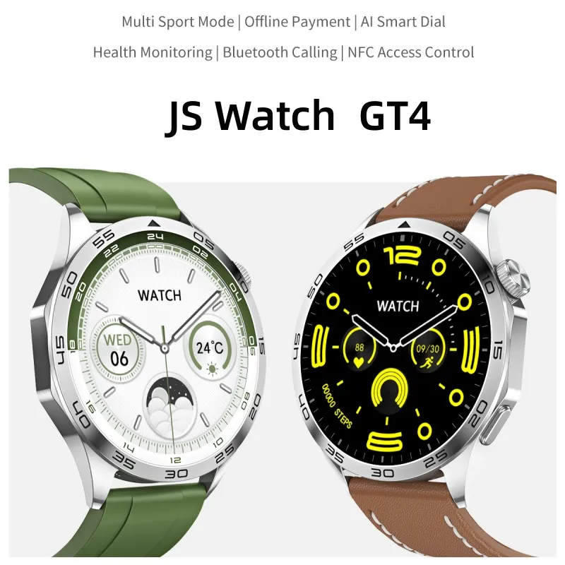 Huawei Smart Watch Men GT4 Android BluetoothコールIP68防水血圧フィットネストラッカースマートウォッチメンズ2023