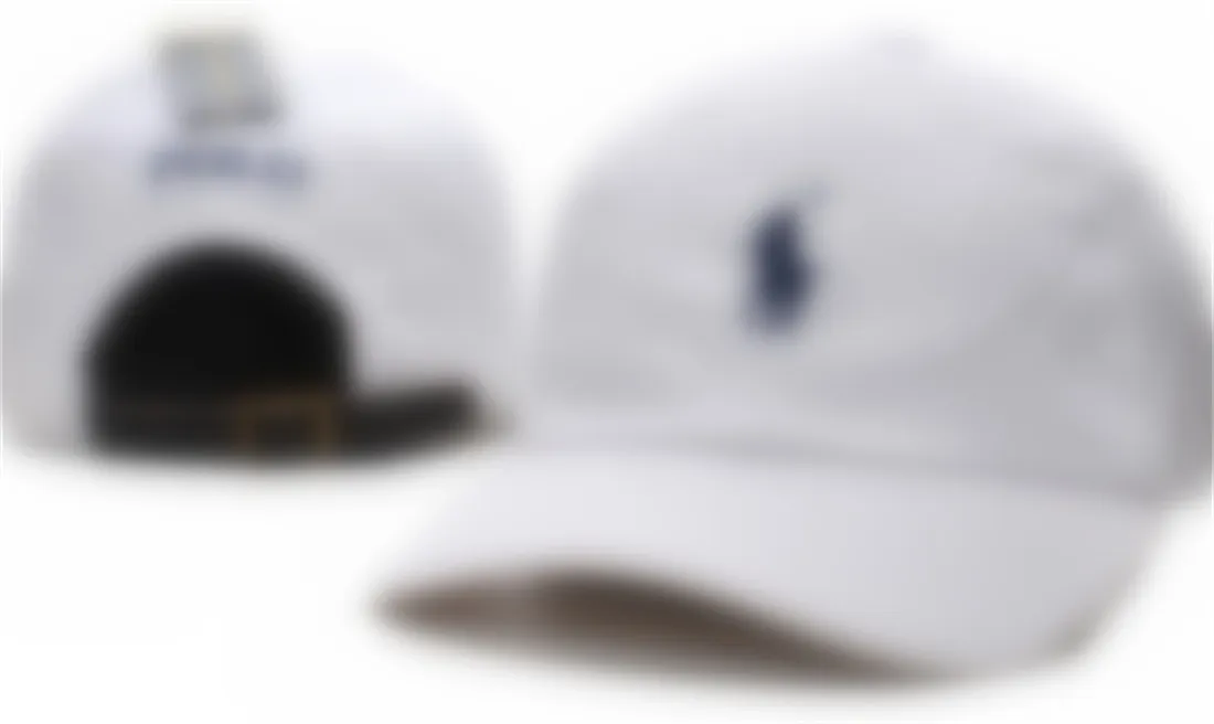 2024 Chapeaux de baseball de mode de rue de haute qualité Casquettes de sport pour hommes et femmes Polo Casquette avant réglable Chapeau P-4