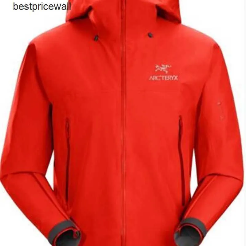 Vestes à capuche pour hommes Arcterys Designer Coats Arcterys Beta FL NWT Rain Jacket Men Large Dynasty GTX Pro 2023 HB37