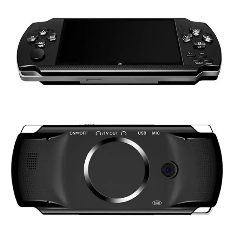 Game Controllers Joysticks 4.3-inch Screen Game Console For PSP Game Console Handheld Game Players 8G Built-in 10 000 Games Support 8/16/32/64/128 Bit Game 231025