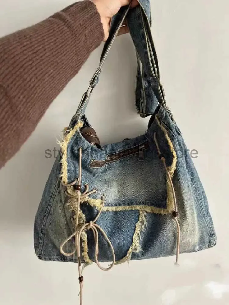 Cross-Body-Handtaschen South Denim-Tasche Vintage-Geldbörse und Tasche Cross-Body-Messenger-Handtasche Kinder Soulder-Tasche Womensstylishhandbagsstore