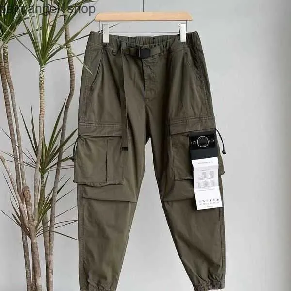 2023 Pantalon cargo pour hommes Y2K Harajuku Hip Hop Imprimer Salopette multi-poches Punk Rock Jambe large surdimensionnée Streetwear Stones Island Cargo N3IK