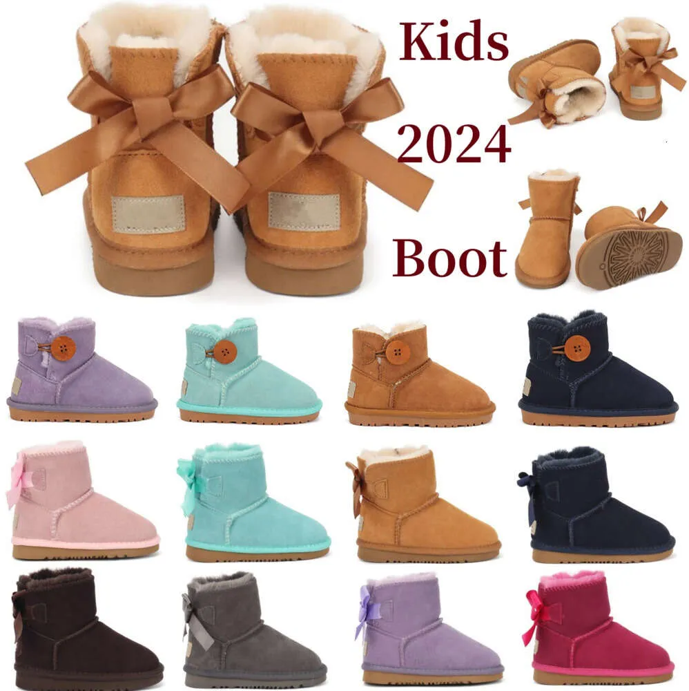 Designers Enfants Tazz Tasman Enfants Bébé Bottes Garçons Tout-petits Filles Boot Pantoufles Femmes Hiver Chaud Chaussures Pour Enfants Australie Australie Daim Neige 22-35 nn