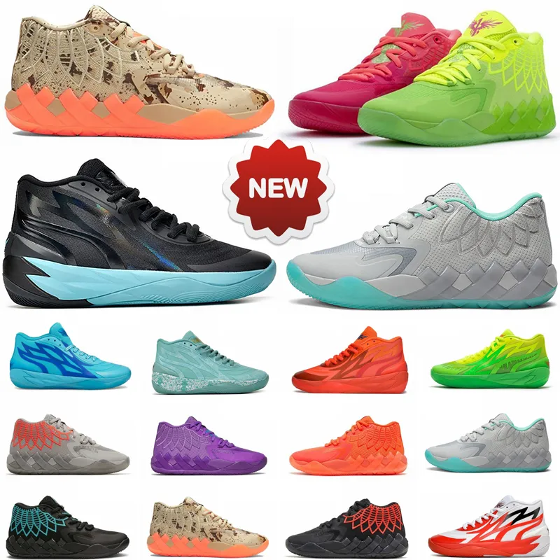 Scarpe da basket da uomo Sneaker da palla LaMelo MB Black Blast Bianco Argento Queen City Not From Here verde arancione viola Scarpe da ginnastica da uomo per esterni Scarpe da ginnastica sportive 40-46