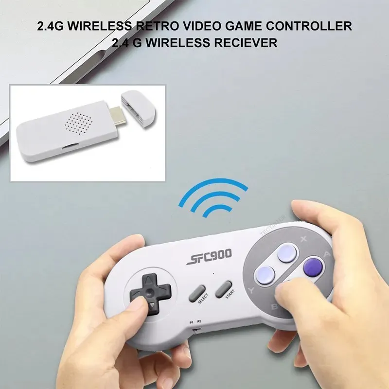 SF900 2.4Ghz Wireless Game Console Stick Built In 6115 Games