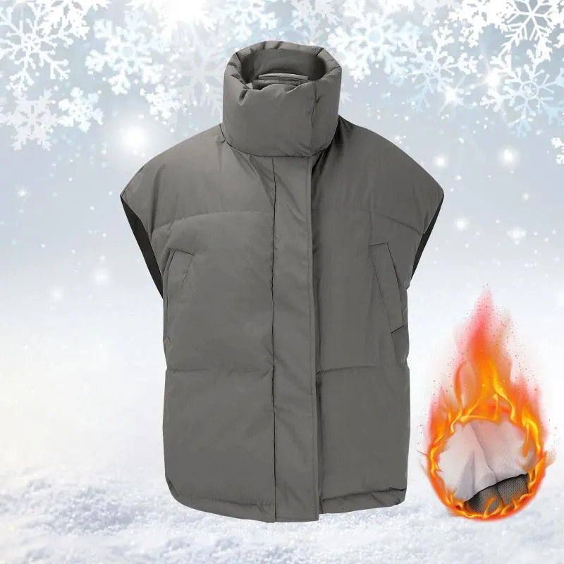 Oversized puffer on sale vest womens