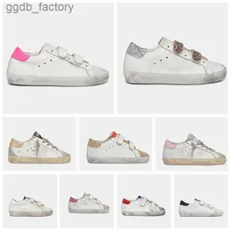 Selling new Kids Shoe Italy Brand goldenes/goosees/shoes infant Childrens Super Star Sneakers Sequin Classic White Doold Dirty toddler Child Designer boys girls Cas