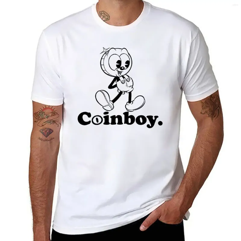 Herrtankstoppar coinboy mm tribute t-shirt snabb torkning estetiska kläder djurtryck skjorta för pojkemens vita t skjortor