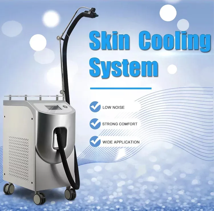 Sistema de enfriamiento en frío Cryo 6 profesional Dispositivo de enfriamiento de la piel Air -30 para eliminación de tatuajes Tratamiento con láser sin dolor Equipo de enfriamiento de la piel