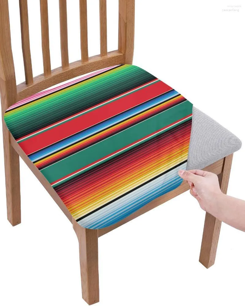 Chair Covers Colorful Mexican Stripes Elasticity Cover Office Computer Seat Protector Case Home Kitchen Dining Room Slipcovers