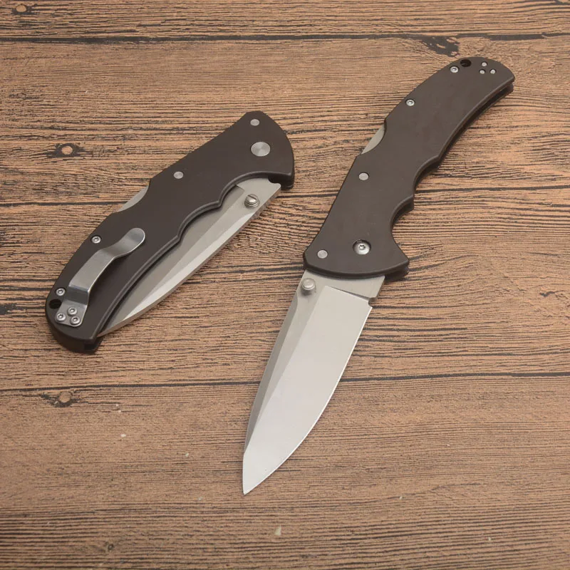 Специальное предложение CS CODE 4 Тактический складной нож для выживания S35VN Satin Drop Point Blade 6061-T6 Ручка Открытые карманные ножи EDC