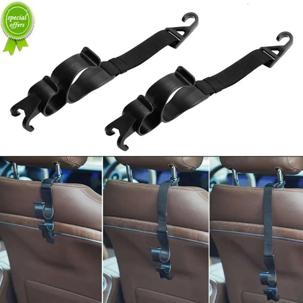 NOWOŚĆ 2PCS SAMACH TYLNE HOPY SIEDZIKA MULTEFIKTYCZNE WEWNĘTRZNE WEWNĘTRZNE TYLNE SIEDZINE SIEDZIK WAKINEK HOC HOC PARRELL CLIPS CLIPS CAR TRUNK