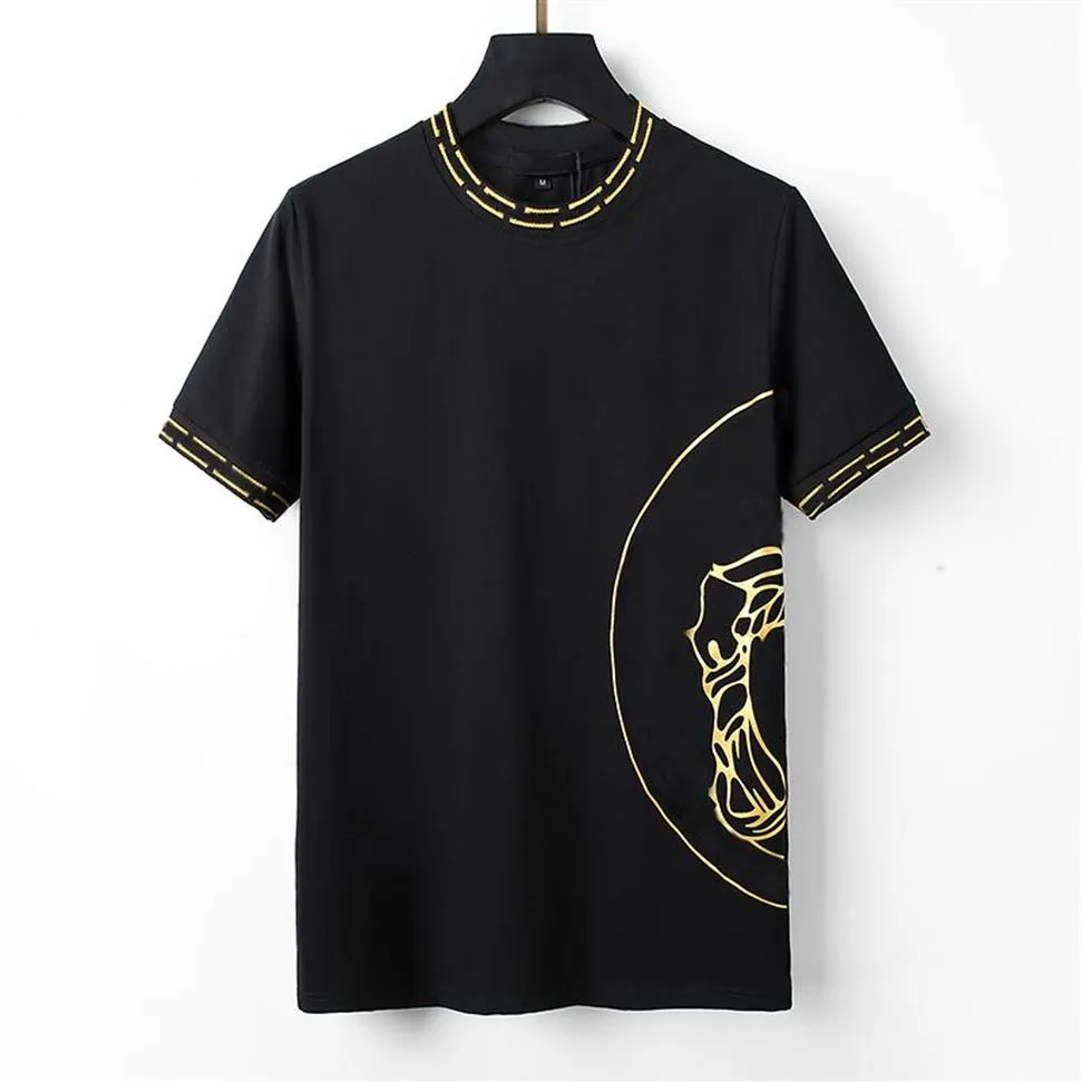 2022 Designer Mens T koszule miękkie bawełniane krótkie rękawy T-shirty haftowe przeciwbrienckie moda odzieżowa odzież męska 2320