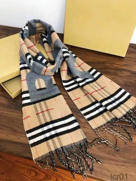 2022 New Top Brand Designer Scarf Women Men 100% Double Sided Cashmere Large Letter b Stripe Autumn and Winter Warm Size 180x33cmnmf5