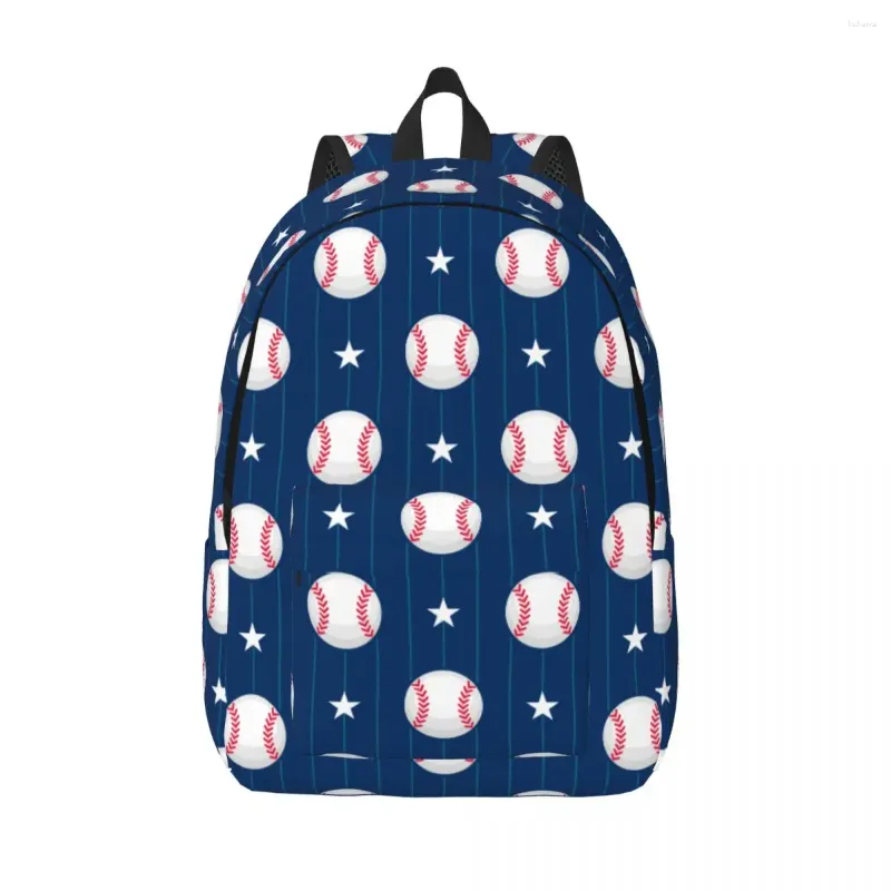 소년 소녀 어린이 학생 학교 책장 야구 야구 야구 야구 야구 가방 스포츠를위한 배낭 야구 테마 디자인