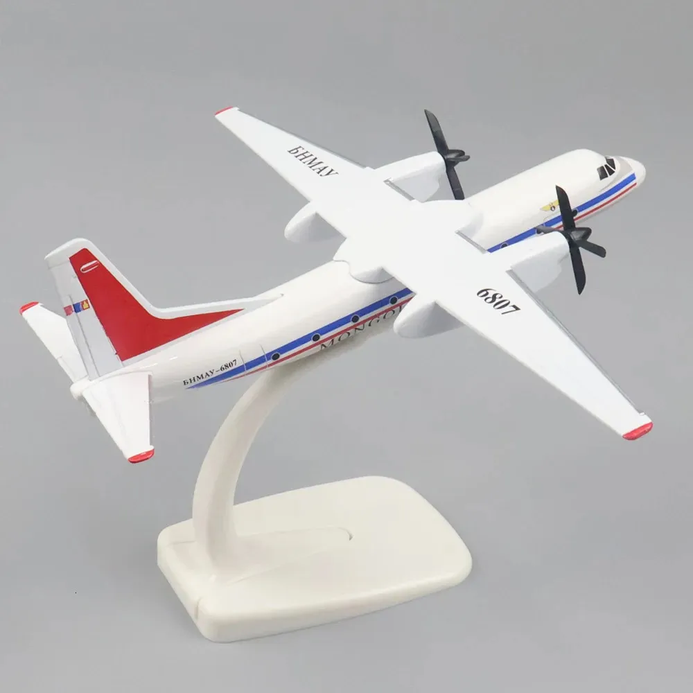 Modelo de aeronave 20cm 1/400 Modelo de avião de metal Mongólia Xinzhou 60 Aviação Airbus Simulação Material de liga fundida Ornamento de brinquedo infantil 231025