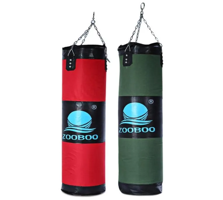 Sac de boxe de 100cm, sacs de sable de FItness, sac de sable vide creux avec chaîne, entraînement d'arts martiaux, cible de frappe 8116769