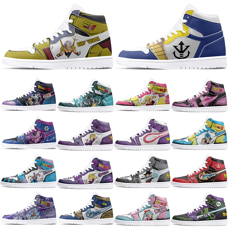 Neue maßgeschneiderte Schuhe 1s DIY Schuhe Basketballschuhe Dämpfung männlich weiblich Cartoon Anime Anpassung Trend Outdoor Schuh