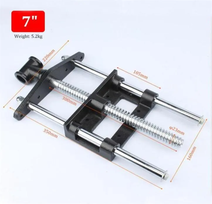 7Inch Professional Cabinet Maker039s Front Vise Carpentry Workbench Vice Heavy Duty Wood Working Clamping Tool256E7125993