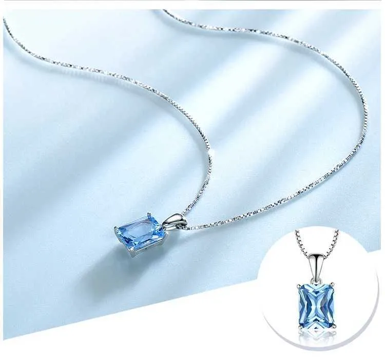 UMCHO  Nano Sky Blue Topaz 925 sterling silver necklace for women NUJ056B-1-app (4)