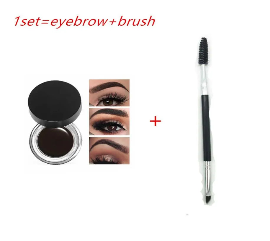 Epack 2019 New Eyebrow plus Brush Pomade Eyebrow Enhancers Makeup Eyebrow 11 Colors With Retail Package1804903