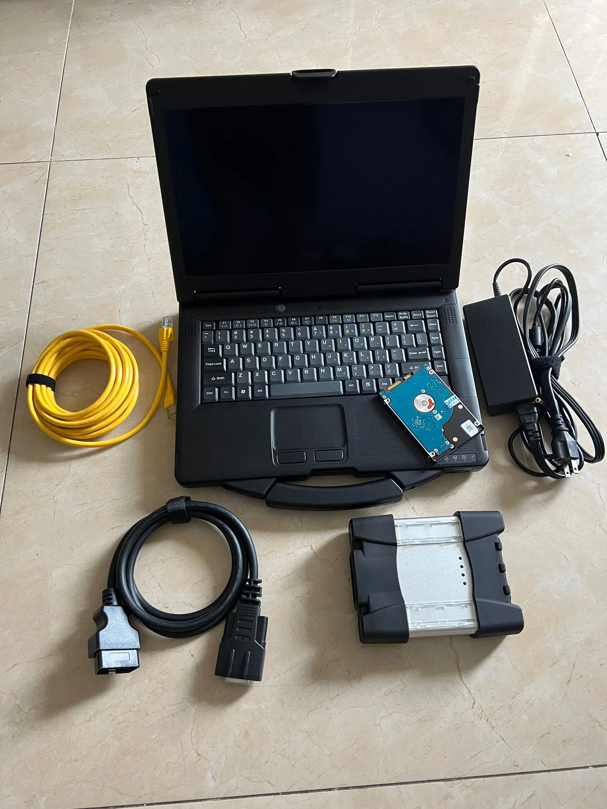 Для BMW ICOM Следующий инструмент программирования автоматического диагностики с компьютером CF53 8G Toughbook Ноутбук v03.2024 1TB HDD SSD