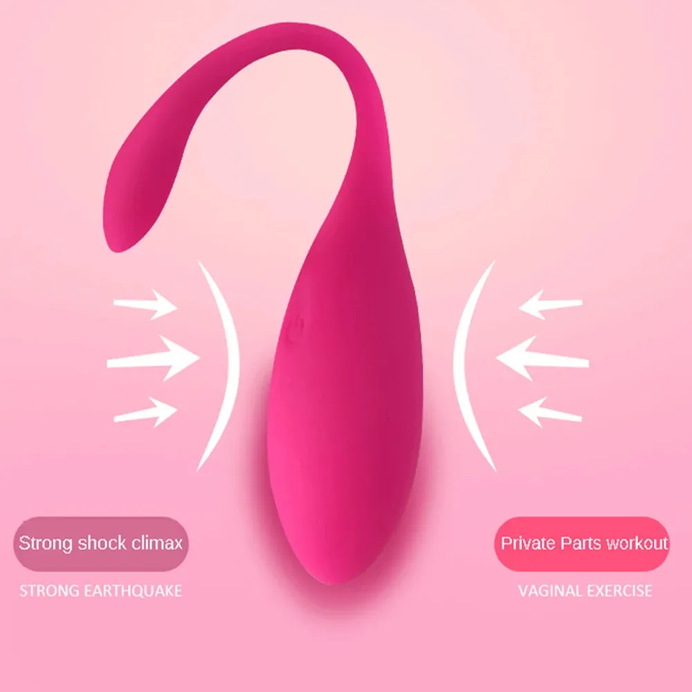 Giocattoli per adulti Palline vaginali di Kegel Vibratore Esercizio stretto femminile Uova vibranti Stimolatore clitorideo telecomandato Adulti Giocattoli sessuali per donne 231026