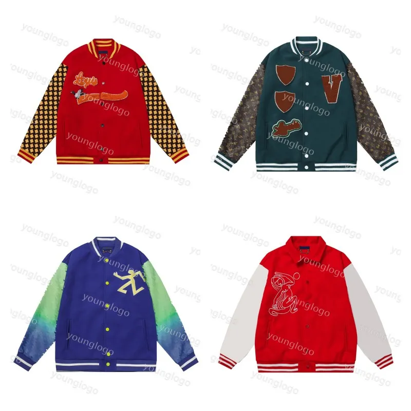 Fashion Hip Hop Coats Mens Deisgner Baseball Coats Clothing Letter Embroidery Varsity Jackets