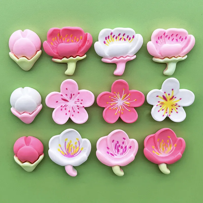 Flower Miniature Mini Resin Flowers Mold for DIY Jewery Accessories Fake Decoration 1223186