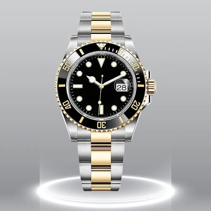 relógio Ocean master relógio de alta qualidade 40mm mostrador 904l relógio de aço inoxidável 8215 movimento mecânico automático vidro safira à prova d'água montre dhgate relógio de luxo