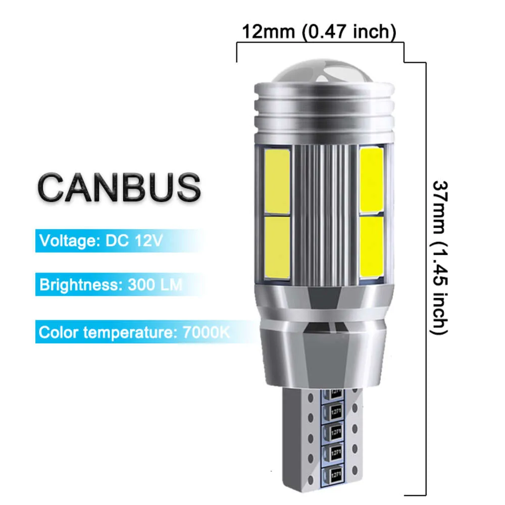 2x LED Mini Headlight Bulb T10 W5W 5W5 194 Signal Light 12V 5630 10SMD  7000K White For Auto Interior Dome, Door, Reading, Trunk Clearance From  Skywhite, $0.53