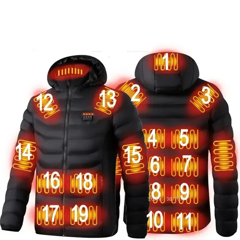 Jaquetas ao ar livre Hoodies 21 zonas auto aquecimento jaqueta masculina colete quente feminino usb roupas caminhadas camping outono inverno 231026