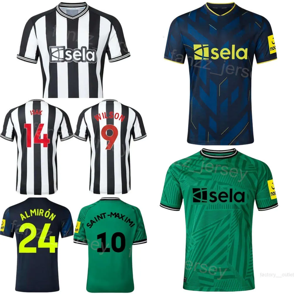 2023-2024 Club Soccer 9 Callum Wilson Jerseys 5 Fabian Schar 24 Miguel Almiron 2 Kieran Trippier 22 Nick Pope 32 Elliot Anderson Football Shirt Kits Niukasierlian